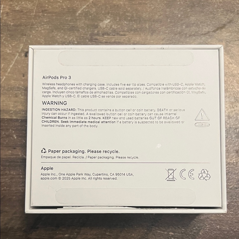 Apple AirPods Pro 3 with USB-C Charging Case
